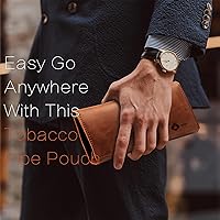 Amazon.com: SPIPER PU Leather Tobacco Pipe Bag, Contains Up to 7